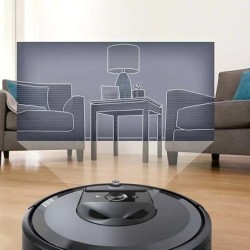 iRobot Roomba I7+ Robot aspirador conectado a WiFi con vaciado automático de la suciedad