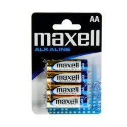Maxell LR06 AA pila alcalina de 1.5V (4 uni.)
